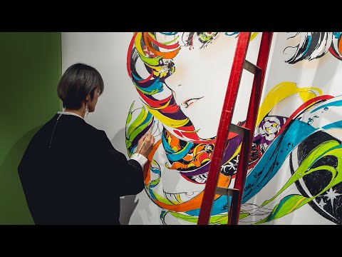 Yoneyama Mai Live Drawing at Kinokuniya Atlanta - Day 2