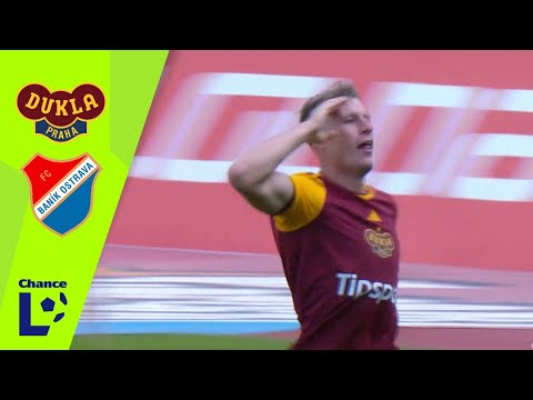 Chance Liga Highlights: FK Dukla Praha vs. FC Baník Ostrava 1:1 (3. kolo)