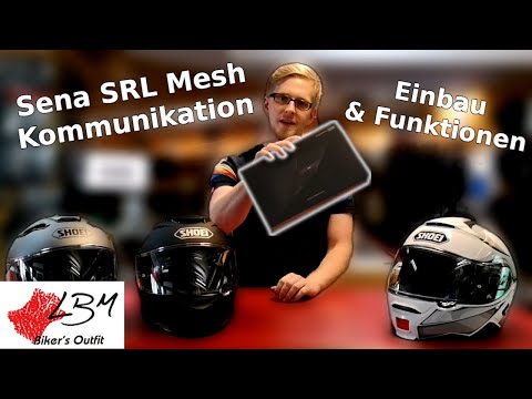Sena SRL MESH installation on GT-Air 2 and features explained - German with English Sub.