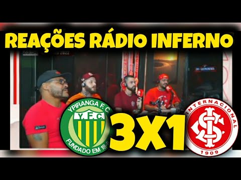 REAÇÕES RÁDIO INFERNO - YPIRANGA 3X1 INTERNACIONAL [GAUCHÃO 2022]