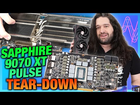 Tearing Down Sapphire's RX 9070 XT Pulse: Thermals, Fan Response, & Noise