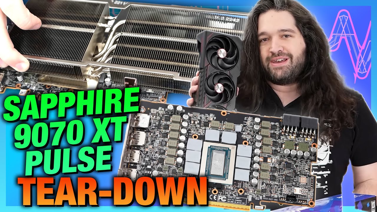 Tearing Down Sapphire's RX 9070 XT Pulse: Thermals, Fan Response, & Noise