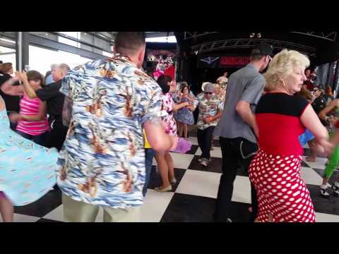 Dancing at Greazefest Brisbane 2016