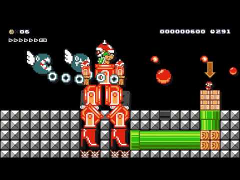 Super Mario Maker - Super Mario Vs Mecha Bowzilla by Kiavik