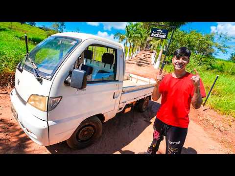 FUI PRA FAZENDA BLACKSTONE DE MINI CAMINHÃO