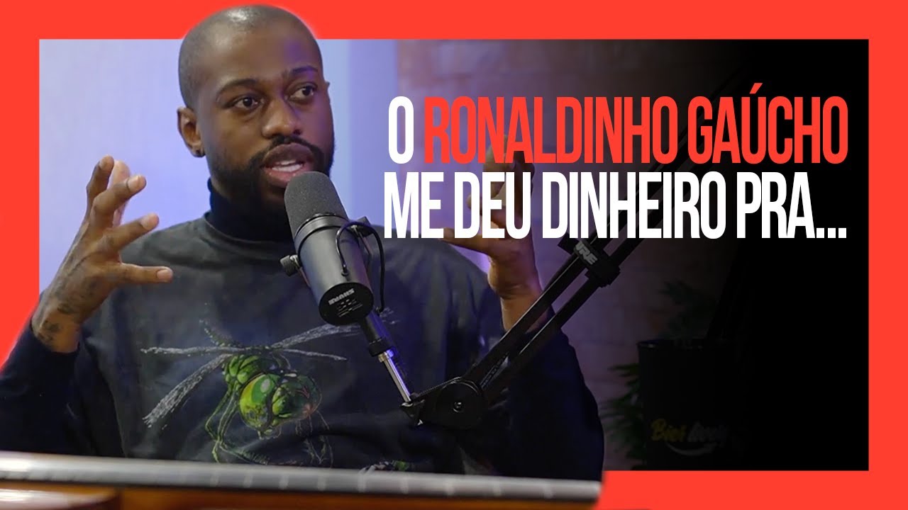 RONALDINHO GAÚCHO FICOU LOUCO COM O FERRUGEM | Brito podcast