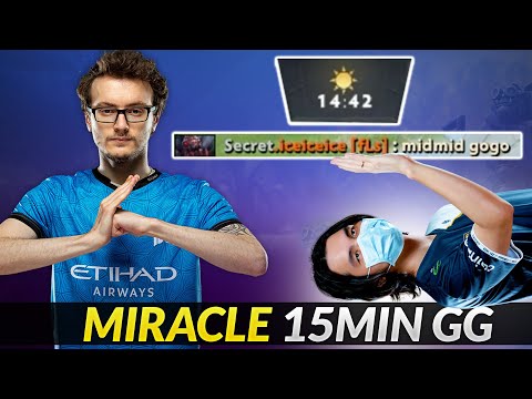 Miracle 15min GG Ember Spirit Mid (Full Game)