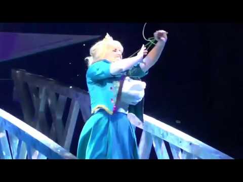 Frozen Live at the Hyperion Let it Go Dress Fail Video