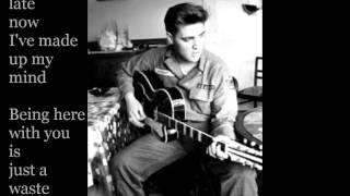 Elvis Presley- You Gotta Stop (lyrics)