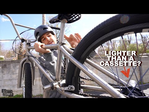 THE LIGHTEST FREECOASTER HUB EVER MADE FOR MY TITANIUM BMX BIKE!