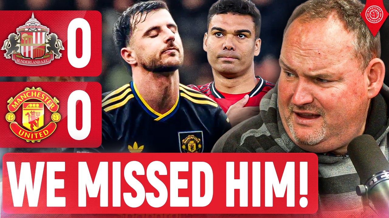 Is This Life After Casemiro?! | Andy Tate REACTS! Sunderland 0-0 Manchester United | Match Review