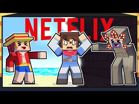 HELP! Friends Stuck Me in Netflix in Minecraft!