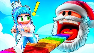 I LOST SANTA on CHRiSTMAS EVE in the MOST FUN CHRiSTMAS OBBY in Roblox!!