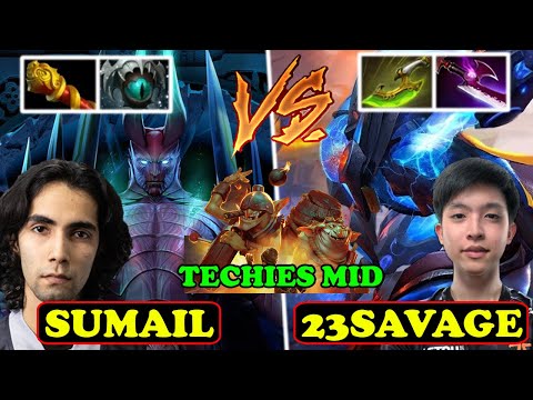 23SAVAGE ARC WARDEN VS SUMAIL RAID BOSS TERRORBLADE FT TECHIES MID NEW META? | DOTA2ORBS