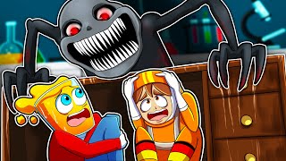 4 Idiots Beat The SCARIEST Roblox Game