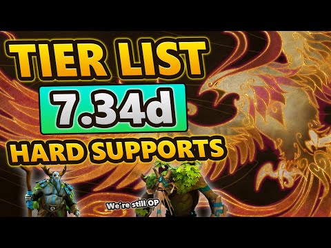 Hard Support Tier List | Dota 2 7.34d