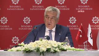 İstanbul Sanayi Odası Yönetim Kurulu Başkanı Erdal Bahçıvan, basın top
