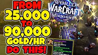This is Why You're Getting HORRIBLE Gold Per Hour When Farming | WoW Midnight Goldfarming