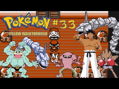 Pokemon Yellow Walkthrough Part 33 - Elite Four Bruno