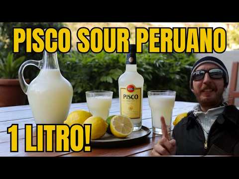 How to Make 1 Liter of PERUVIAN PISCO SOUR