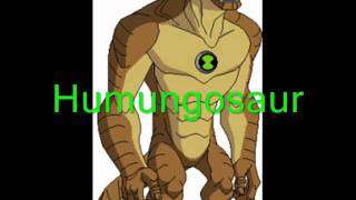 List Of Ben 10 Aliens