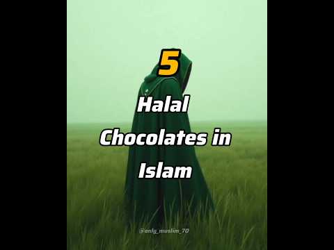5 halal chocolates in islam 😇 #motivation #beautiful #islamiclaw #abayaworld