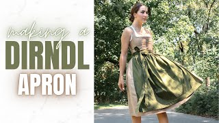 FINISHING MY TRADITIONAL DIRNDL DRESS WITH THIS APRON - THISISKACHI DIY
