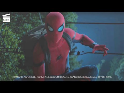 Spider-Man: Homecoming: First fight against the Vulture HD CLIP
