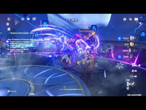 Genshin Impact - [2.0]Abismo do Espiral Piso 9 Full Star 9 estrelas