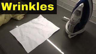 How To Get Wrinkles Out Of Paper Quickly-Full Tutorial
