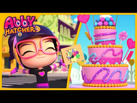Abby Does a Treasure Hunt & Plays a Stinky Game | Abby Hatcher Compilation + More Cartoons for Kids