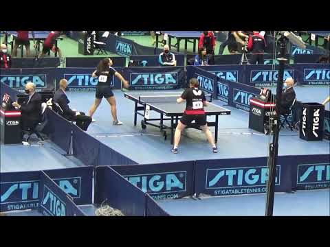 Some good rallies by Maria GIRLEA in her match against Mari BALDWIN (Finlandia Open 2021)