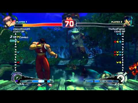 SSFIV PSN elwoodblues85 (Guy) vs. TheRealFighter (M.Bison) 2nd Match [HD]