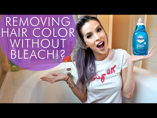 Removing Hair Color Without Bleach Hair Experiment