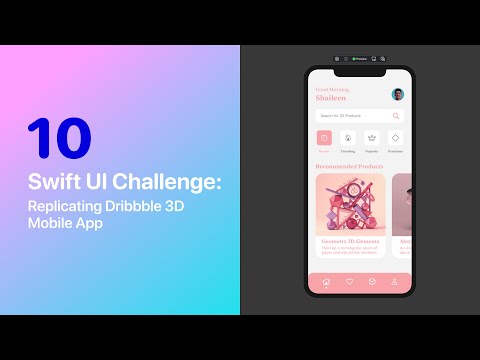 SwiftUI Challenge 10: Replicating a Random Dribbble Design - Consultancy App in SwiftUI (Xcode 2)