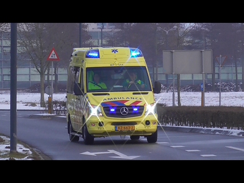 [Primeur] Ambulance 07-111 met spoed naar een melding in Arnhem