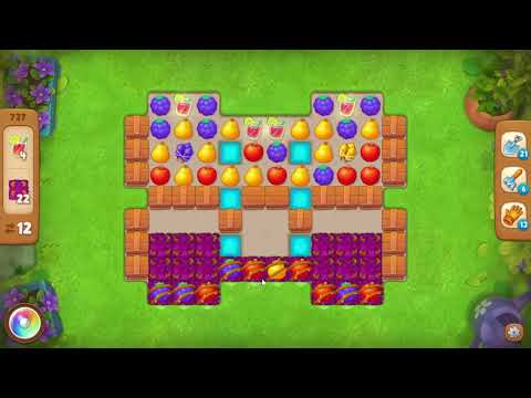 Gardenscapes 737 Level - 12 moves - NO BooSTERS