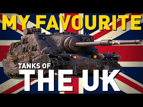 My TOP TANKS of the UK in World of Tanks!