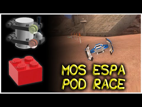LEGO Star Wars: The Complete Saga | MOS ESPA POD RACE - Minikits & Red Power Brick