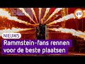 Rammstein-fans rennen voor de beste plaatsen