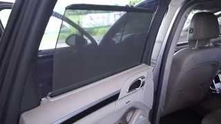Porsche Cayenne electric window curtain (surprise and delight)