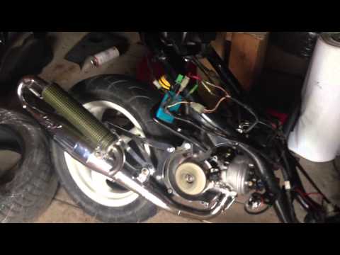 Yamaha Aerox first start!