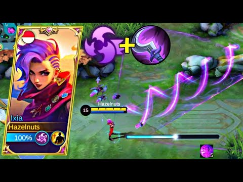 NEW HERO IXIA😱 SO BRUTAL DAMAGE🔥| BEST BUILD IXIA 2023! | MLBB