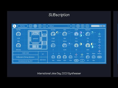 SUBscription Money Generator | Caelum Audio AUv3 Free Synth iOS iPad | UA Tails & Cascade Reverb AUM