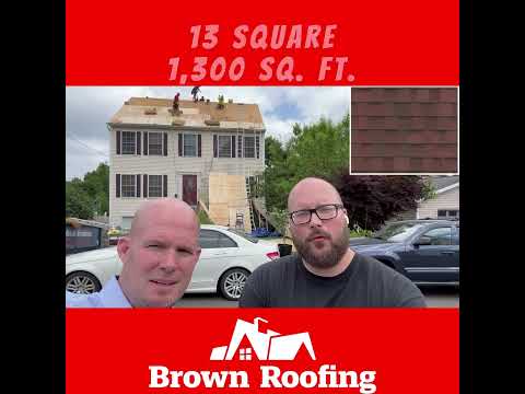 Shelton CT Colonial Roof Replacement in IKO Monaco Red