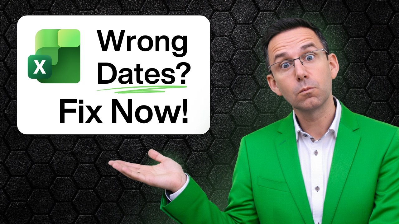 Fix Messed-Up Excel Dates in Seconds (No Manual Editing Needed)