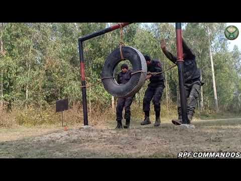 Battle Obstacle Course (BOC) Training of RPF Commando.