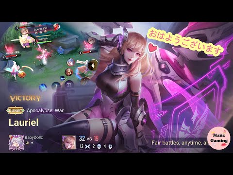 ROV Lauriel Apocalypse War Cybercore Highlights And Best moments ลอเรียล ● AOV ● 傳說對決 蘿兒 ● Liên Quân