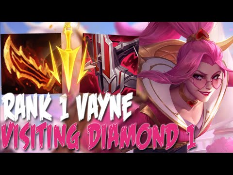 What happens when a RANK 1 VAYNE CHALLENGER visits DIAMOND 1 ? | Challenger Vayne vs Diamond Elo