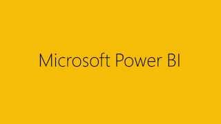 Microsoft Power BI video